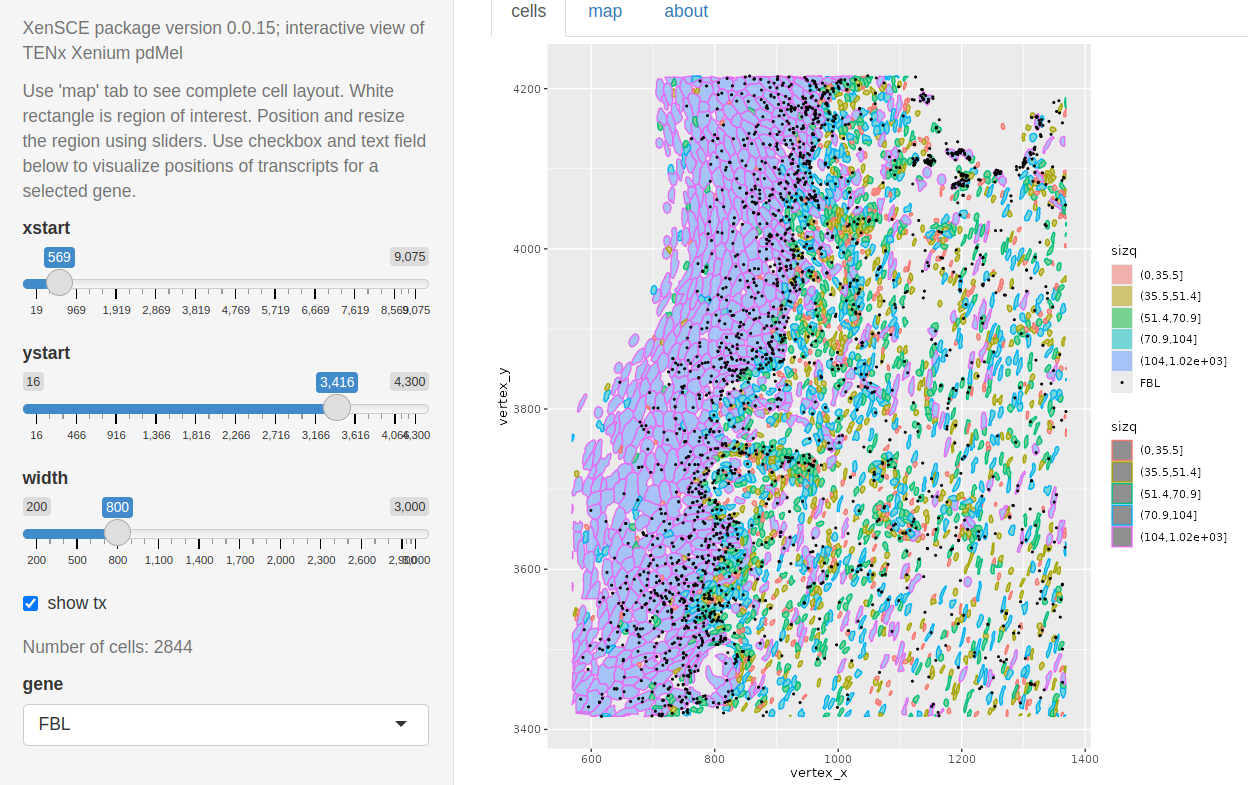 Zoom to slider-specified subplot.
